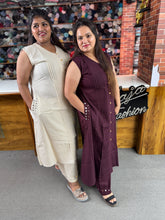 Premium Women's Cotton Co-Ord Set with Pintuck Design | Designer Kurta Pant Set