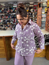 Stylish Floral Co-ord Set for Women | Cotton Embroidery Co-ord Set | Daily Wear & Casual Outfit.