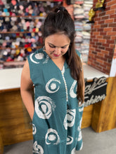 Women's Printed Cotton Co-Ord Set | Sleeveless Kurta Pant Set with Attached Sleeves