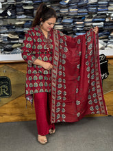 Royal Print Cotton 3-Piece Ethnic Set – Raja Fashion 👑