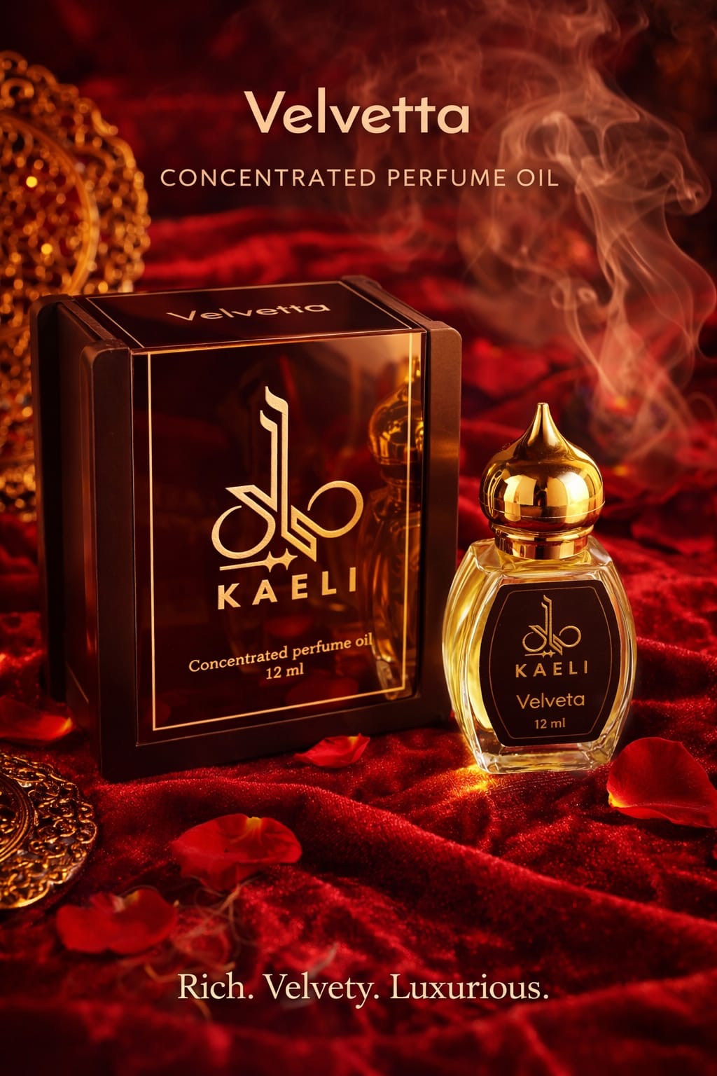 Velvetta Premium Attar Oil – Long Lasting Luxury Musk Perfume (12ml)