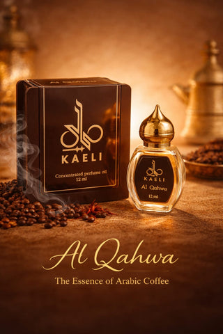 Al Qahwa Premium Attar Oil – Long Lasting Arabic Coffee Fragrance (12ml)