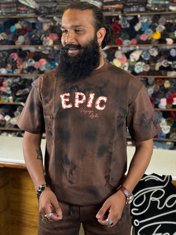 Men’s Printed Cotton Shorts Co-Ord Set