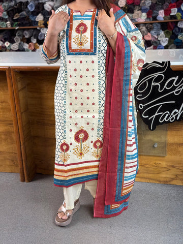 Women’s Printed Cotton Kurta Set – Summer Special 🌿