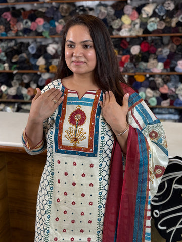 Women’s Printed Cotton Kurta Set – Summer Special 🌿