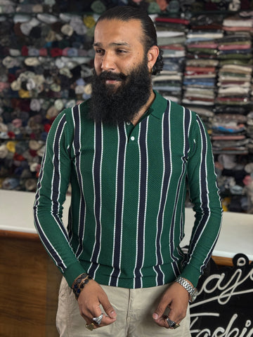 Knitted Full Sleeve T-shirt for Men