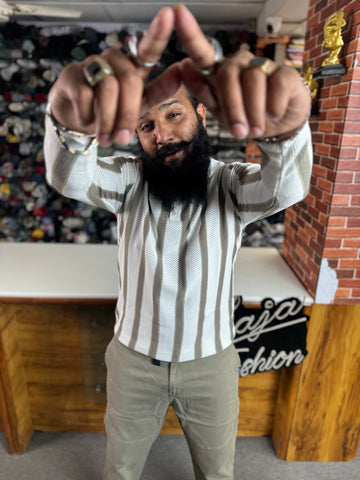 Knitted Full Sleeve T-shirt for Men