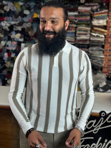 Knitted Full Sleeve T-shirt for Men