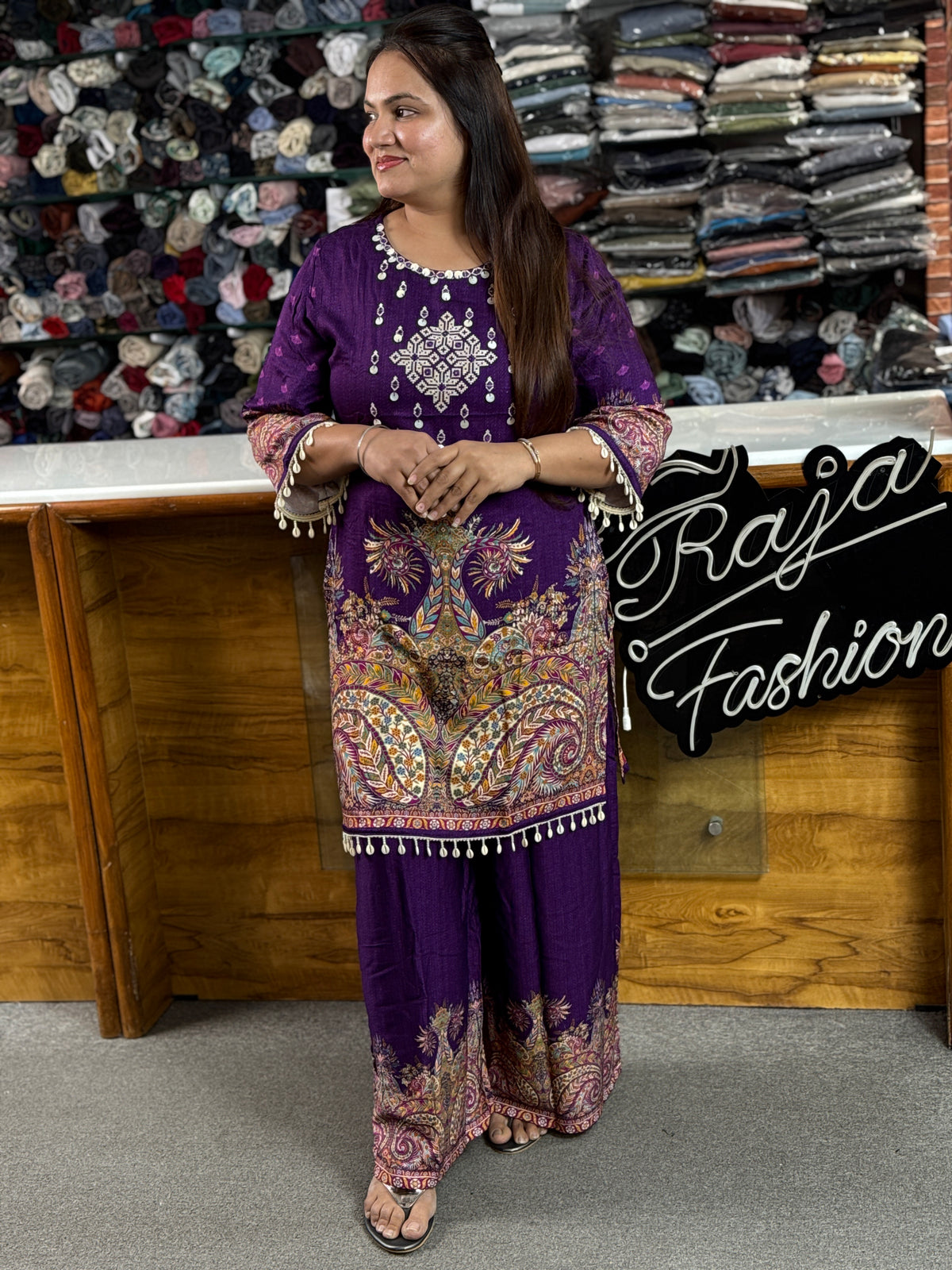 Women’s Premium German Rayon Printed Co-Ord Set