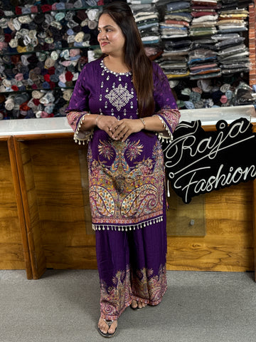 Women’s Premium German Rayon Printed Co-Ord Set