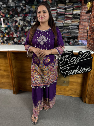 Women’s Premium German Rayon Printed Co-Ord Set