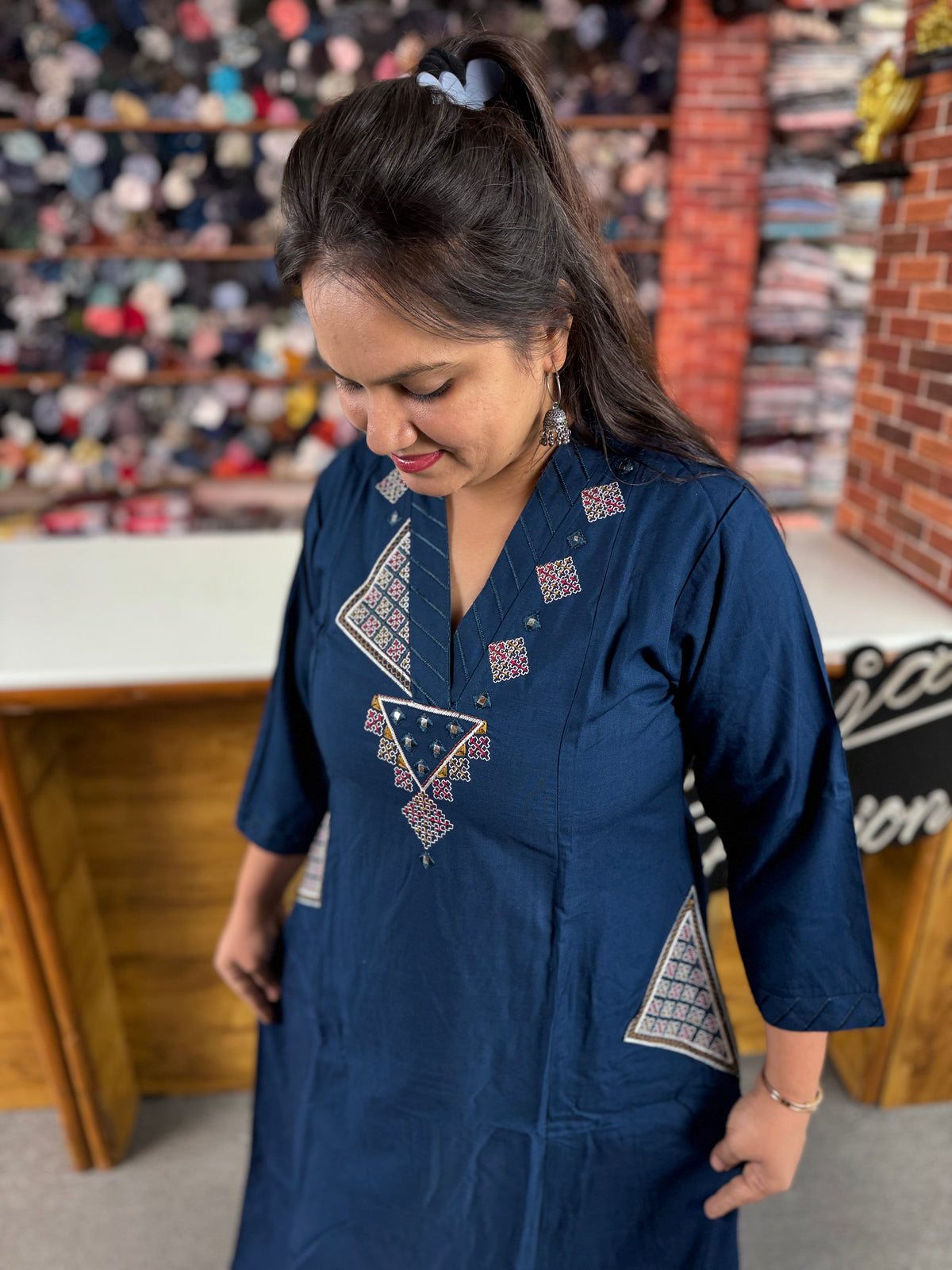 Women's Premium Co-Ord Set with Mirror Work | Festive Kurta Pant Set