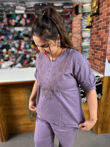 Women’s Cotton Comfort Co-ord Set – Casual & Stylish Daily Wear