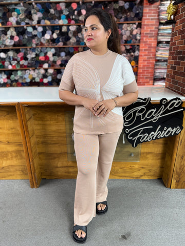 Luxury Airport Look Co-Ord Set for Women | Imported Knitted Free Size Outfit| Raja Fashion 👑