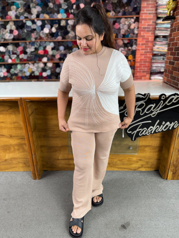 Luxury Airport Look Co-Ord Set for Women | Imported Knitted Free Size Outfit| Raja Fashion 👑