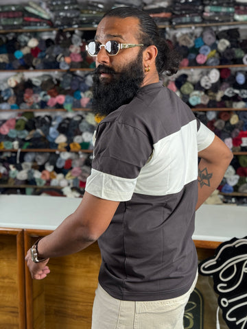 Men’s Colorblock Printed Casual T-Shirt