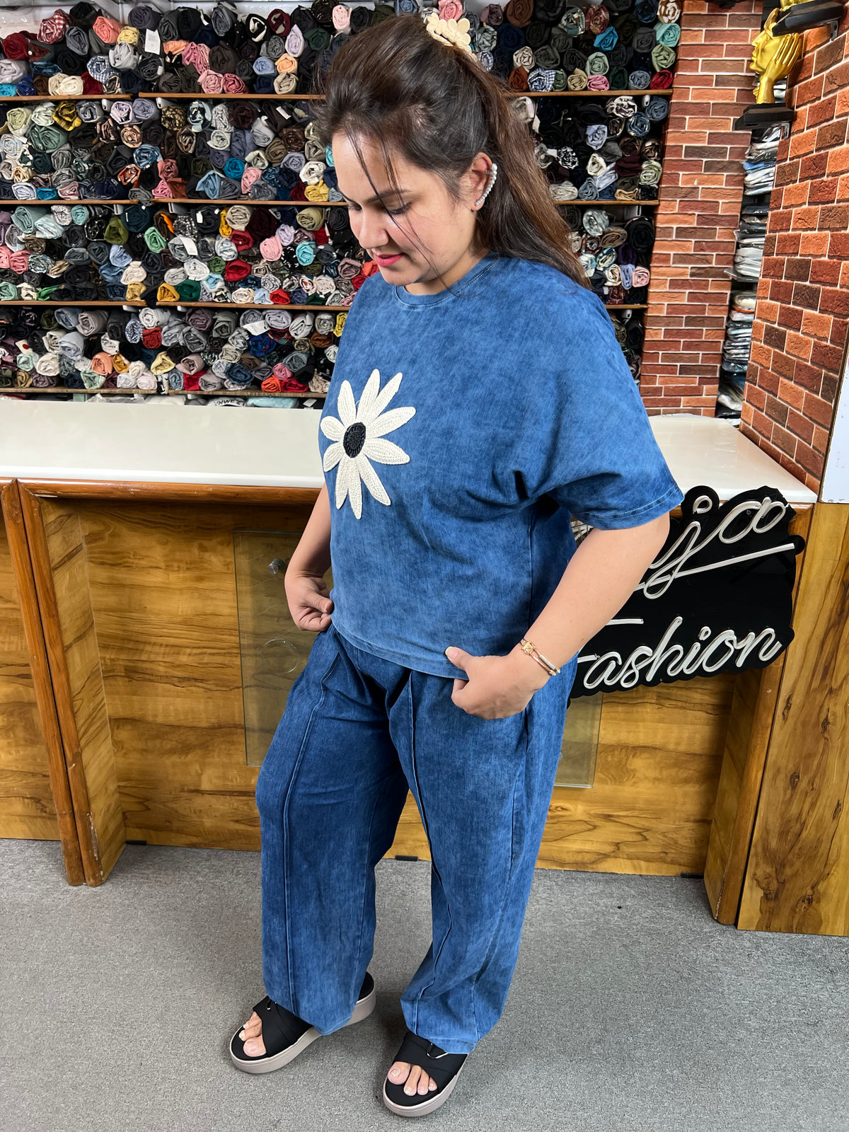 Women Denim CO-ord set _ Summer collection