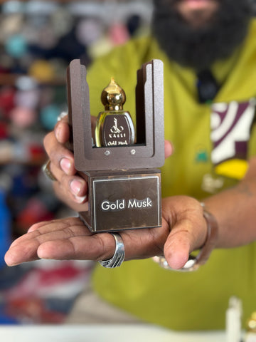Gold Musk Premium Attar Oil – Long Lasting Concentrated Perfume (12ml)