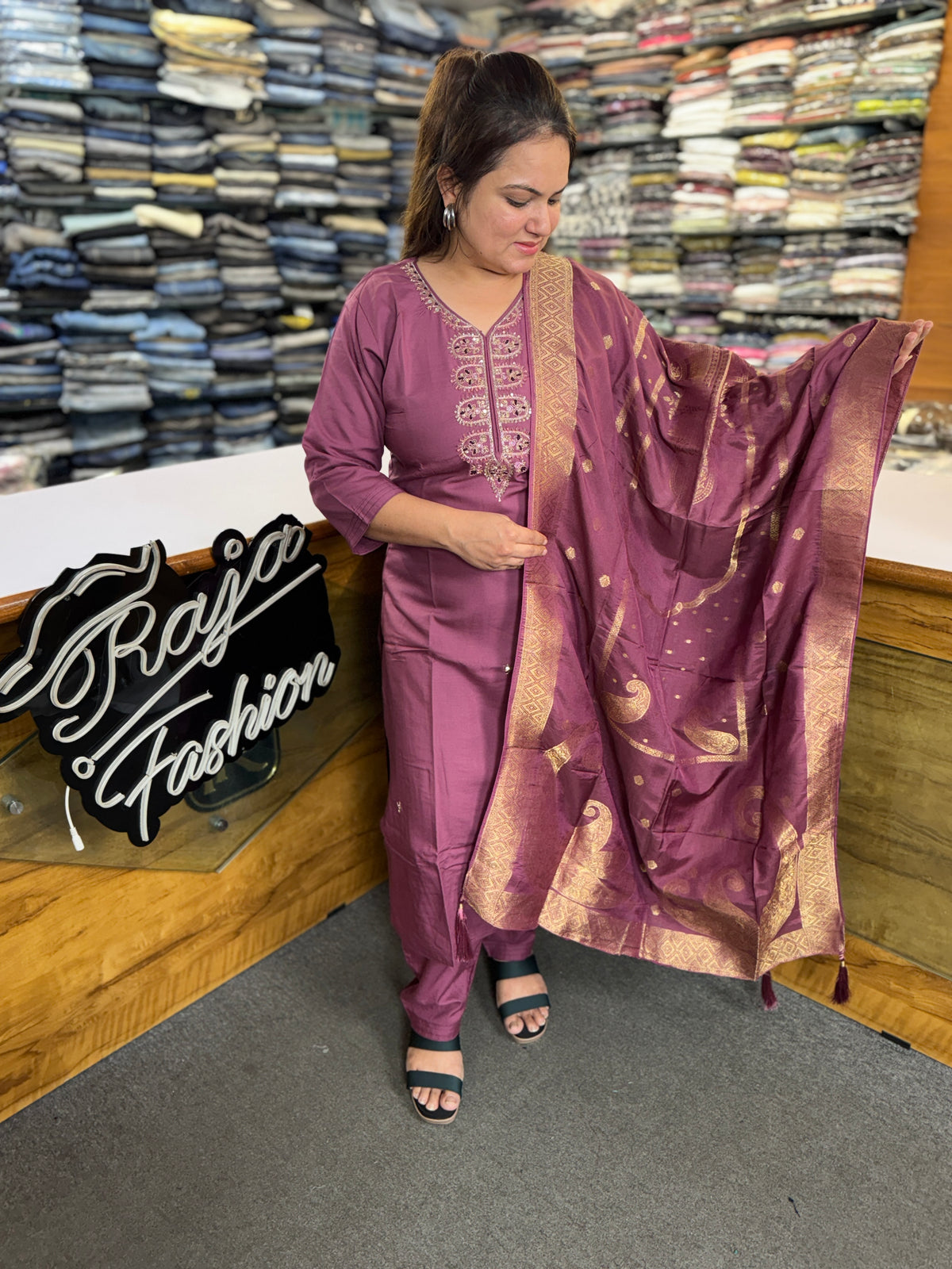 Premium Look Kurta Suit for Festive Wear