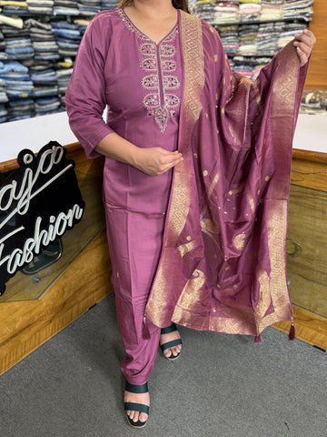 Premium Look Kurta Suit for Festive Wear