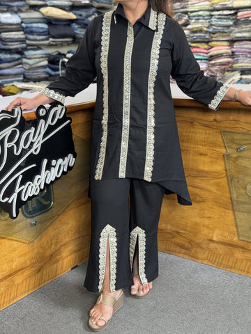 Women Designer Kurta- Plazzo Set | Party & Festive Wear 👑