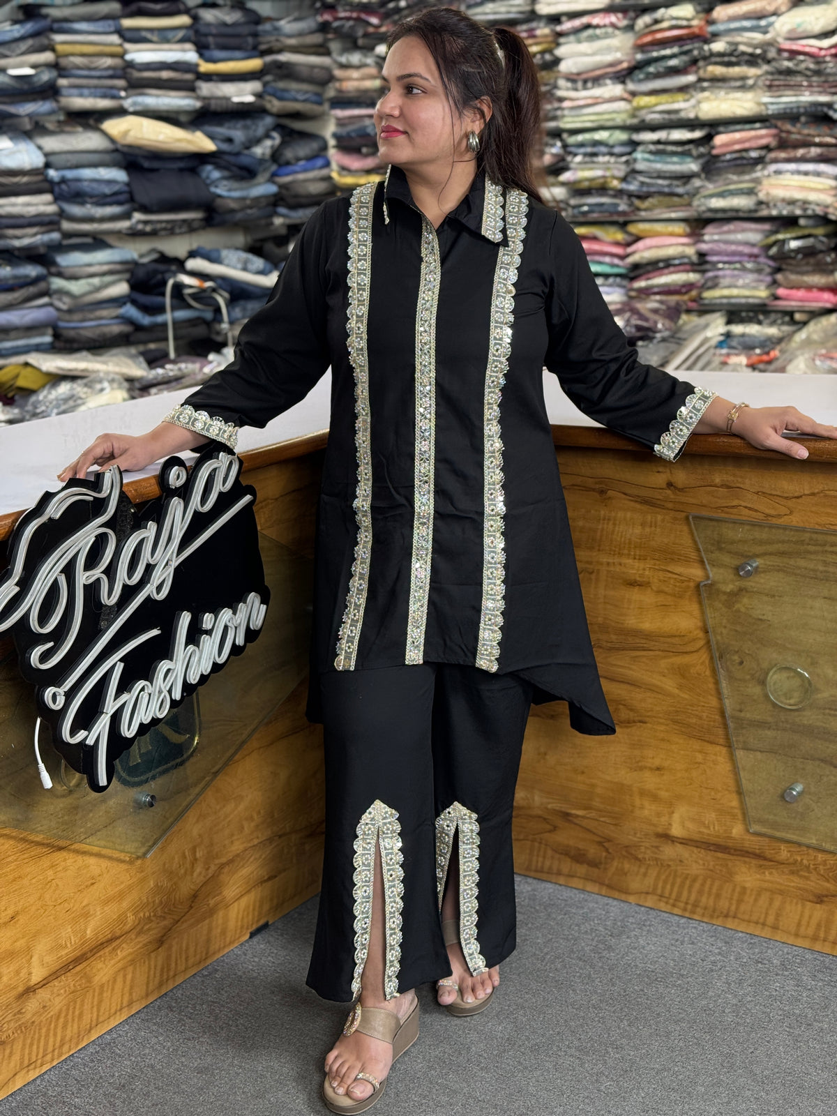 Women Designer Kurta- Plazzo Set | Party & Festive Wear 👑