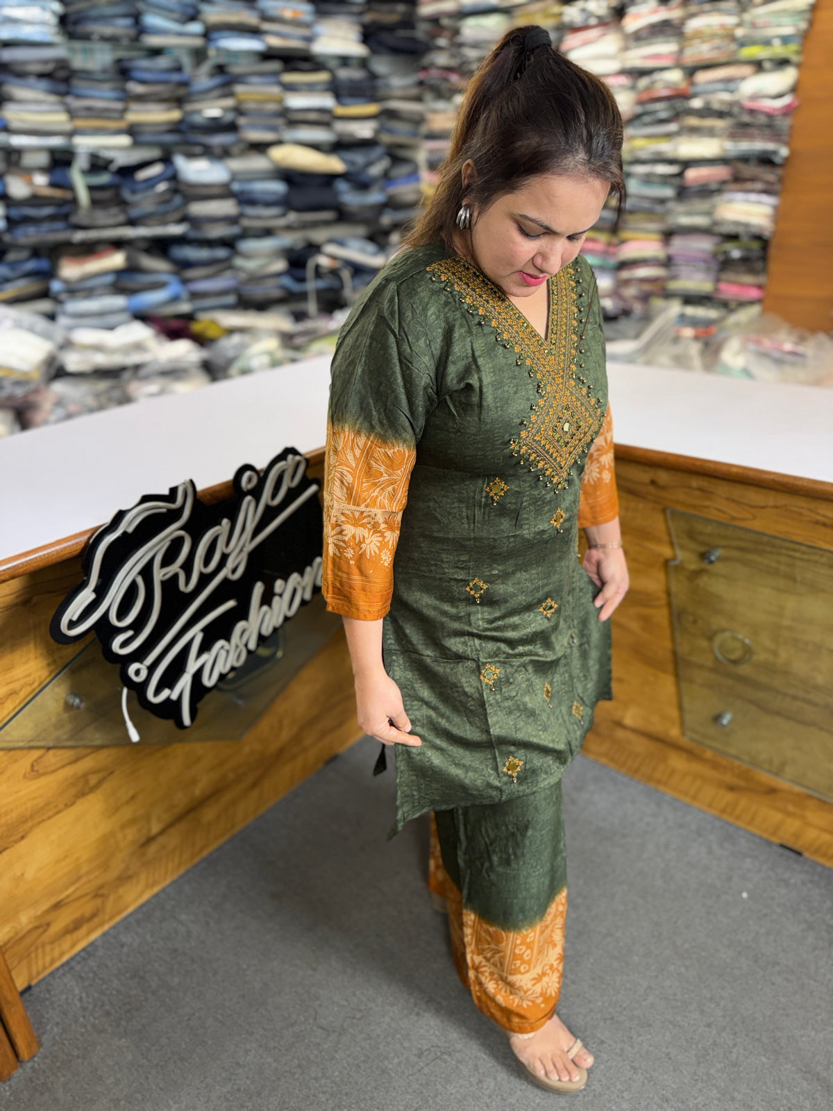 Women’s Designer Co-Ord Set - German Rayon