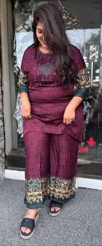 German Rayon Kurta Co-Ord Set – Plus Size