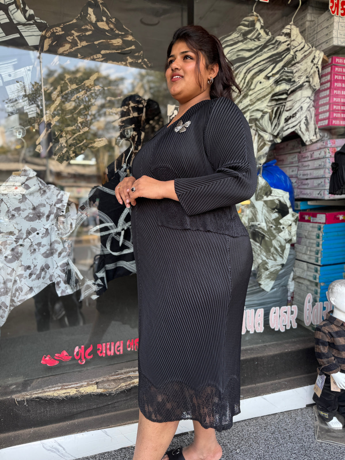 Magic Bamboo Co-Ord Midi Dress- Raja Fashion👑