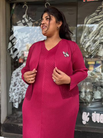 Magic Bamboo Co-Ord Midi Dress- Raja Fashion👑