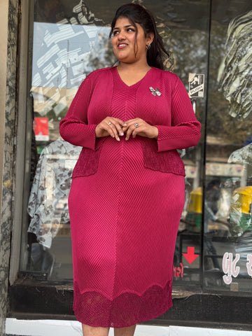 Magic Bamboo Co-Ord Midi Dress- Raja Fashion👑