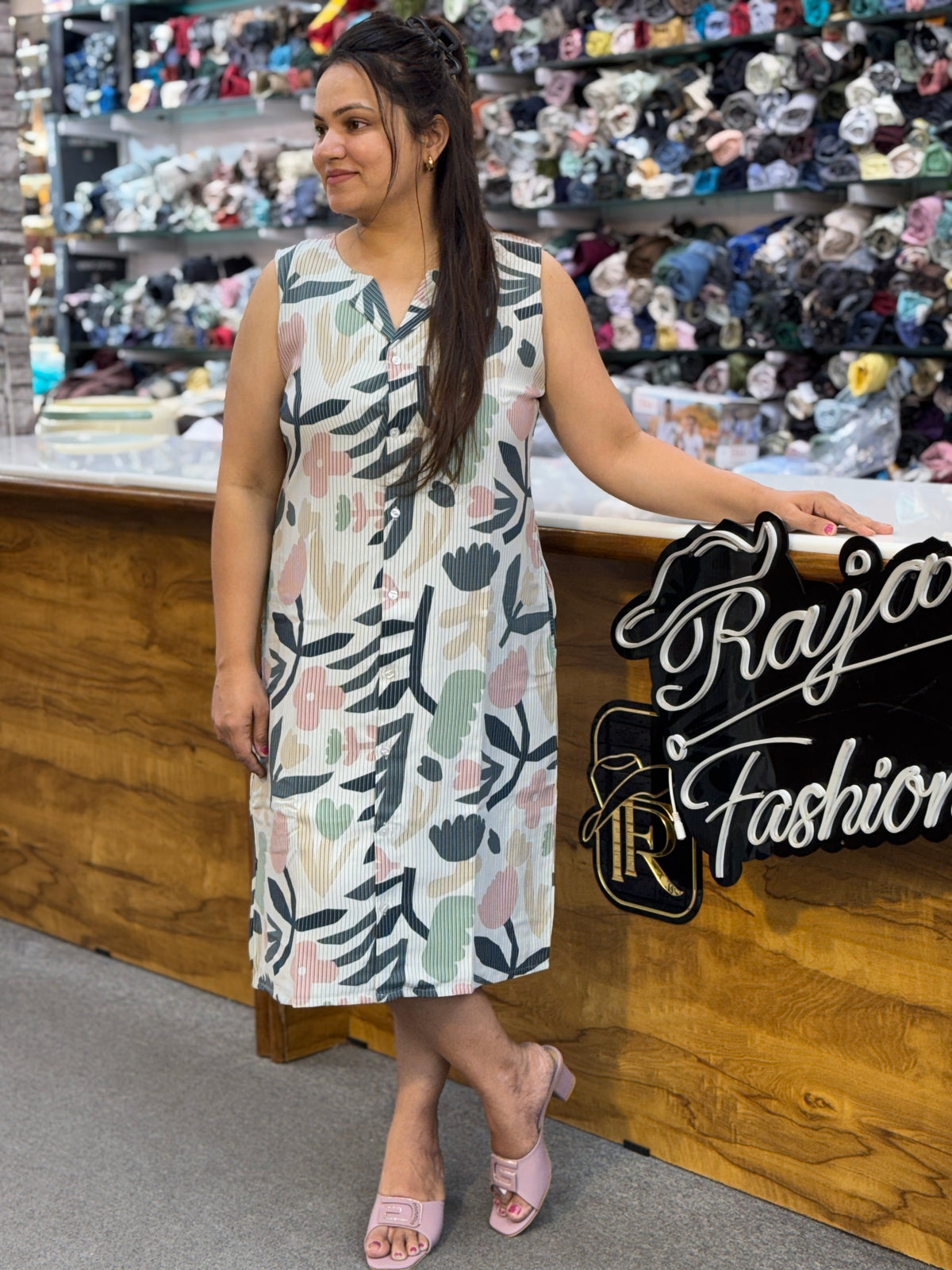 Women Casual One piece Midi