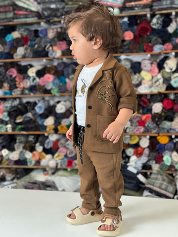 Elite Designer Boys 3-Piece Co-ord Set