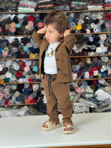 Elite Designer Boys 3-Piece Co-ord Set