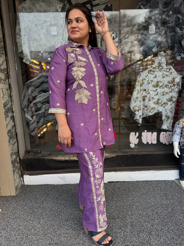 Royal Glint Silk Co-Ord Set - Raja Fashion 👑