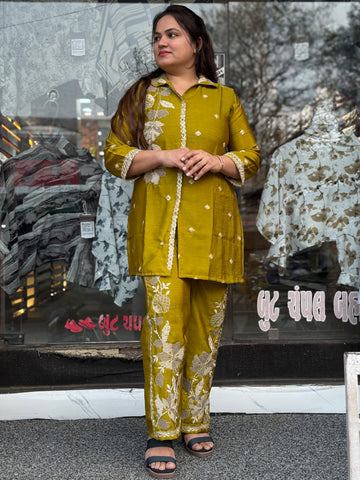 Royal Glint Silk Co-Ord Set - Raja Fashion 👑