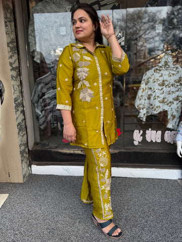 Royal Glint Silk Co-Ord Set - Raja Fashion 👑