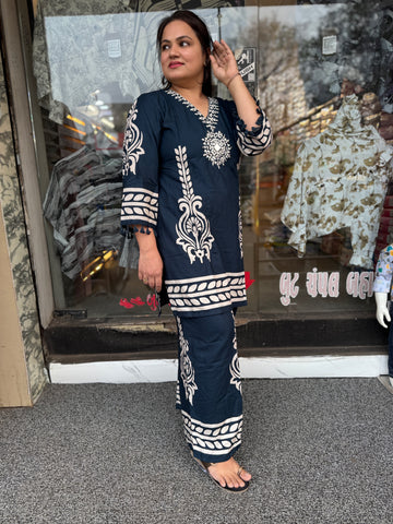 Heritage Bloom German Rayon Co-Ord for Women👑