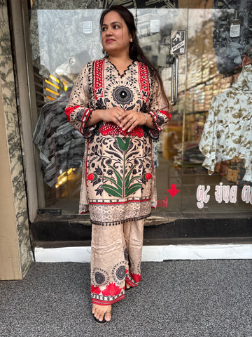 Royal Lotus Heritage Co-Ord Set for Women