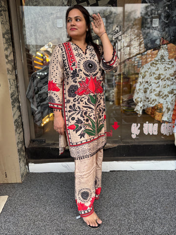 Royal Lotus Heritage Co-Ord Set for Women