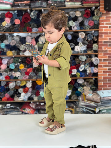 Elite Designer Boys 3-Piece Co-ord Set
