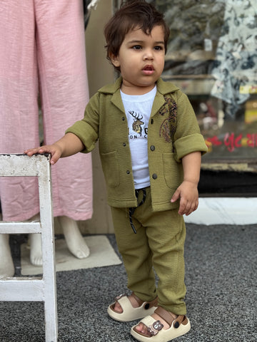 Elite Designer Boys 3-Piece Co-ord Set