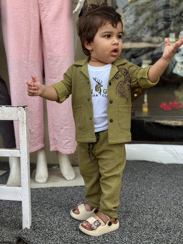 Elite Designer Boys 3-Piece Co-ord Set