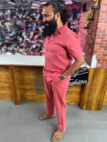 Premium Linen Co-ord Set for Men