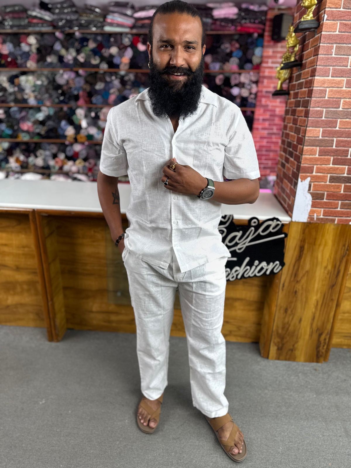 Premium Linen Co-ord Set for Men