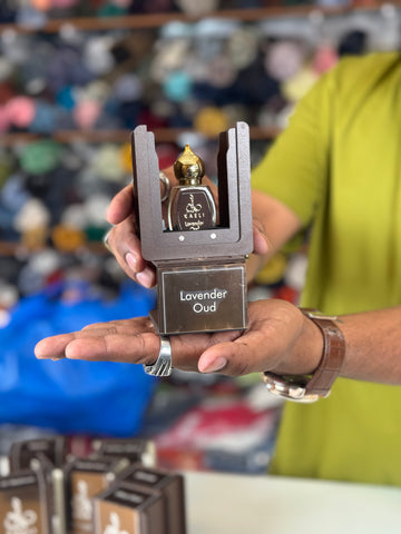 Lavender Oud Premium Attar Oil – Long Lasting Floral Oud Perfume (12ml)